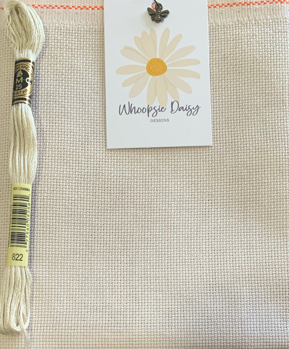 18ct Aida Parchment Daisy Chain Stitchery 18ct-aida-parchment-daisy-chain-stitchery