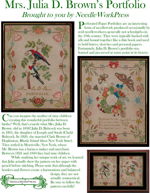 Mrs. Julia D. Brown's Portfolio