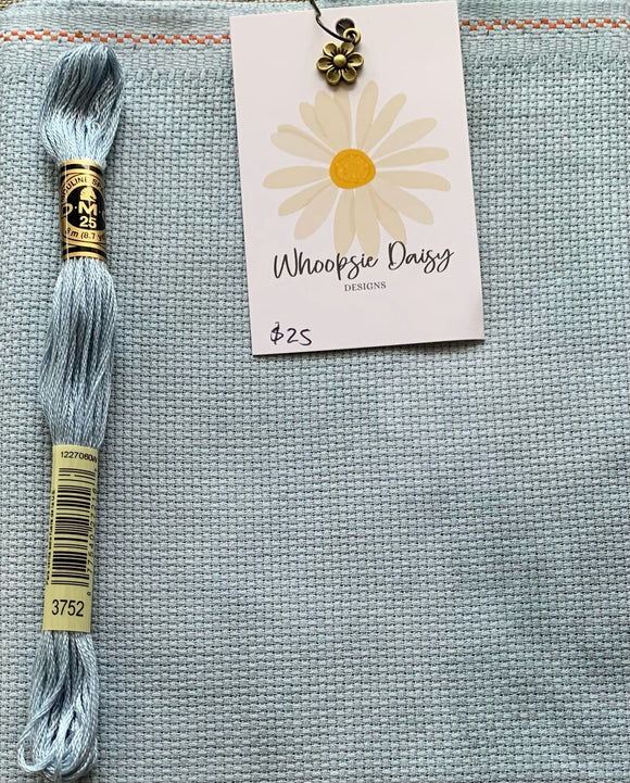 14ct Aida - Steel Blue