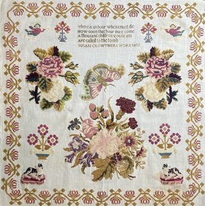 Susan Crowthers 1853 Sampler