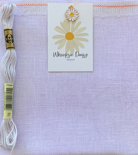32ct Linen - Whisper Lilac
