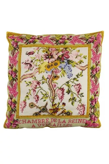 Marie Antoinette - At the Palace Cross stitch cushion -Full kit
